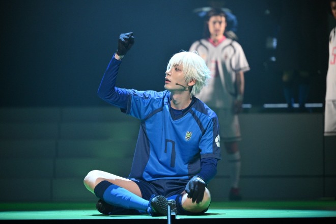 A scene from the final rehearsal of Blue Lock 4th STAGE